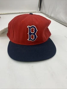 Boston Red Sox Cap vintage Roman Pro Cooperstown Fitted Hat 7 3/8 With Tags - Picture 1 of 7