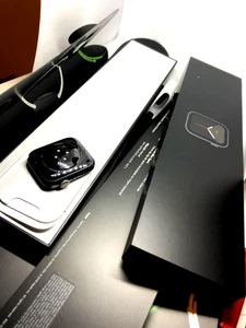 Apple Watch Series 6 -Nike-44mm Full Box Grey Aluminum Case - Black Sport Band - Picture 1 of 8