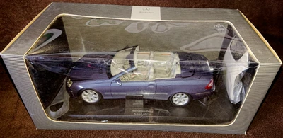 MERCEDES-BENZ CLK 500 CABRIO 1:18 KYOSHO Azzurro Met. - Dealer Box - Immagine 1 di 4