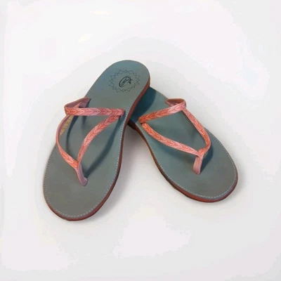 Sandalias Chanclas Chaco Abbey Para Mujer 7 Rosa Melocotón Coral Sin Cordones Verano Playa Foto 1 de 4