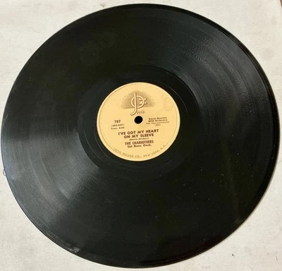 Charioteers 1955 DOOWOP 78 I’ve Got My Heart On My Sleeve/No Mambo JOSIE M- HEAR - Image 1 of 2