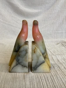 2er Set Art Deco Vogel Buchstützen - Bild 1 von 11