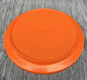 Tupperware Seal n Serve 7" Replacement lid 1207-27 Harvest Orange - Picture 1 of 3