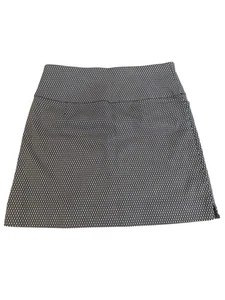 SC & CO 360 TUMMY CONTROL WOMENS SKORT LINED SHORTS BLACK WHITE, SIZE M - Picture 1 of 8
