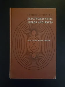 Introduction To Electromagnetic Fields And Waves 1962 Corson & Lorrain Hardcover - Picture 1 of 11