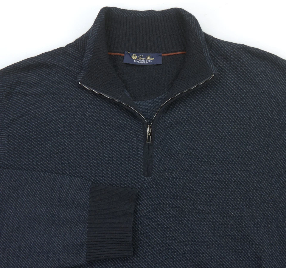 Loro Piana Roadster Pull Mezzocollo Cashmere Sweater Mens Size 54 Jumper FAG4525 - Image 1 of 4