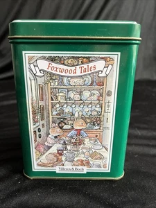 Foxwood Tales by Villeroy & Boch Empty Tin Storage Box - Picture 1 of 6
