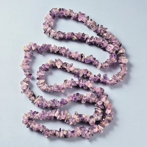 Amethyst Chip 18" HALSKETTE Einzelstrang - Bild 1 von 3