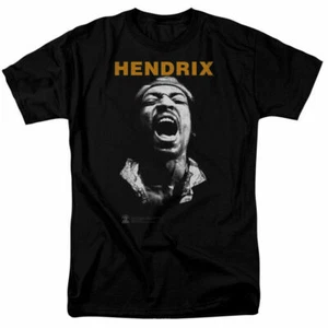 Jimi Hendrix Listen T Shirt Licensed Rock N Roll Music Band Tee Black - Picture 1 of 2