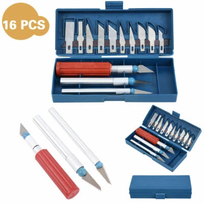 Dental Lab Gordon Knife Scalpel Razor Blade Precision Kit Cutter Set 16PC - Image 1 of 4
