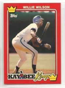1990 Topps KayBee Kings - #31 - Willie Wilson - Kansas City Royals - Picture 1 of 1