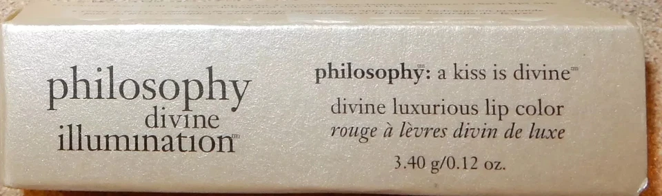 Philosophy Divine Illumination цвет губ - бежевый пион - 0,12 унц - новый в коробке - Изображение 1 из 1