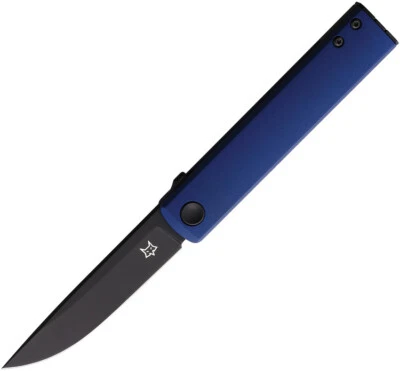 Navaja de Bolsillo Fox CHNOPS Linerlock Azul Aluminio Plegable Bohler M390 543ALBLB Foto 1 de 2