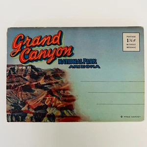 Libro de postales vintage del Gran Cañón - recuerdo desplegable - Imagen 1 de 4