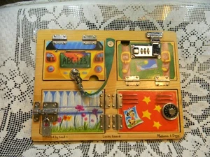 Melissa & Doug Locks and Keys Board #384 Children's Learning Toy - Picture 1 of 9