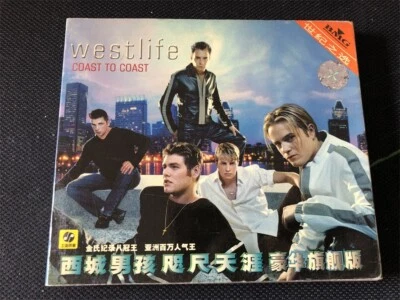 westlife COAST TO COAST China First Edition Paper Slipcover CD Very Rare Foto 1 de 4