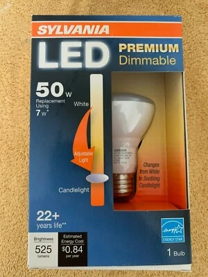 Sylvania LED Bulb Dimmable 7W R20 Medium Base 3000K Warm White OSRAM Brand New - Image 1 of 4