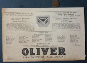 1975 Reprint of a 1920s Oliver Hart-Parr Tractors brochure CLASSIC COOL IMAGES - - Picture 1 of 1