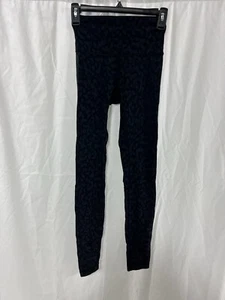 Raro LULULEMON Align 28" nero mimetico grigio ghepardo carbone profondo taglia 2 - Foto 1 di 5