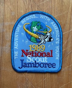 1989 National Jamboree Class A Uniform Patch, Boy Scouts