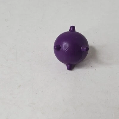 Púrpura Mina Profundidad Carga TMNT Arma Bola con Picos Guarida de Alcantarillado Leo Juego Parte Foto 1 de 4