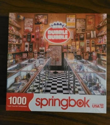 SEALED Springbok 1000 Piece Jigsaw Puzzle Vintage Store DUBBLE BUBBLE NEW - Image 1 of 4