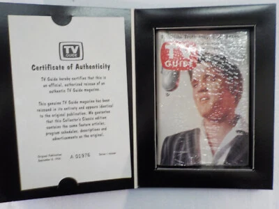 TV Guide Collectors Series 1 Reissue of Elvis Presley 1956 TV Guide #A01976 COA - Image 1 of 4