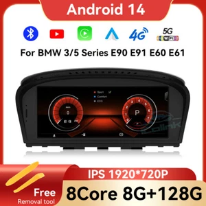 Autoradio Multimedia Android 14 8+128GB Navi GPS für BMW 3er/5er E60 E61 E90 CCC - Bild 1 von 16