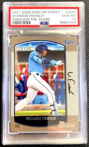 PSA 10 GM 2021 Bowman Transcendent Collection VIP Party /50 Wander Franco G4270 - Picture 1 of 2