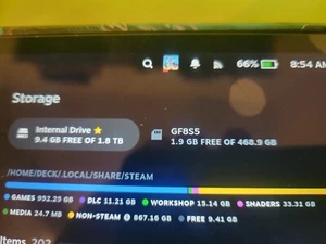 SteamDeck 2TB - Used. 2TB SSD and 512GB SDCard - Picture 1 of 2