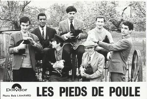 LES PIEDS DE POULE_FOTOGRAFIA SU CARTONCINO PUBBLICITARIO POLYDOR_PHOTO LAMPARD - Picture 1 of 1