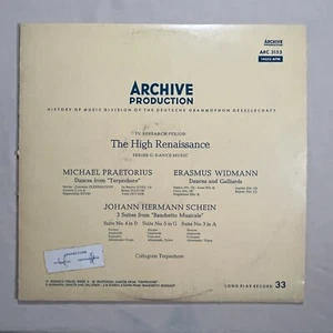 VARIOUS Daentze / Daentze Und Gaellarden / 3 Suites 1967 Archive ARC 73153 - VG+ - Picture 1 of 4