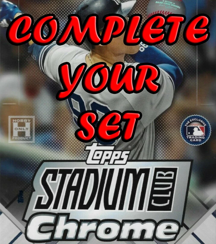 2021 Topps Stadium Club Chrome Base Parallels Inserts Complete Your Set! - Image 1 of 1