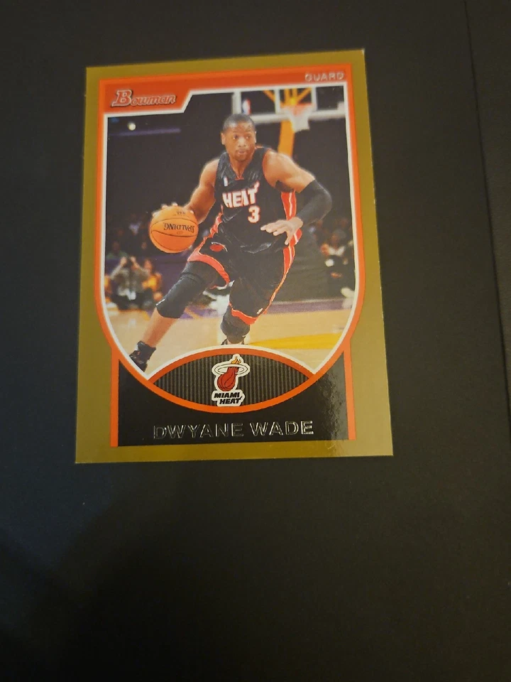Bowman Dwyane Wade Gold 2007 #27/99 Foto 1 de 2