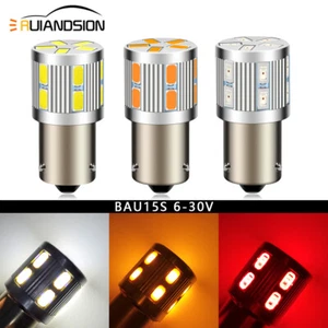 2x BAU15S LED Vehicle Indicator Light PY21W Daytime Running Light 6V 3Colours - Picture 1 of 12