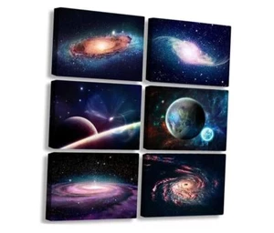 Universe Starry Sky Wall Art Canvas Decoration Painting,for Outer Space6 - Picture 1 of 7