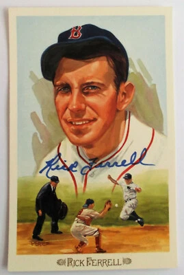 RICK FERRELL Signed Limited Postcard 1989 Perez Steele Celebration #14 HOF - Image 1 of 4