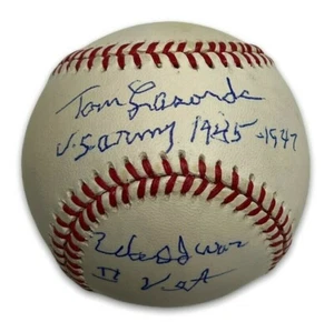 Tommy Lasorda Signed Baseball NLB w/ "US Army 1945-1947 World War II Vet" PSA - Picture 1 of 6