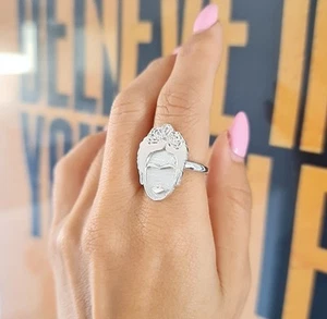 Frida Kahlo 925 Sterling Silver Ring Inspired By The Iconic Mexican Painter   - Picture 1 of 14