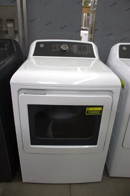 GE GTD58EBSVWS 27" White 7.4 cu. ft. Front Load Electric Dryer NOB #156902 - Image 1 of 4