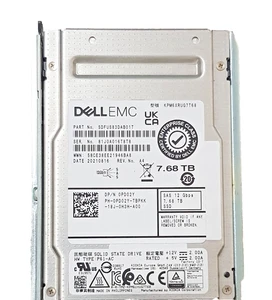 Dell EMC 7.68TB SAS 12Gbps 2.5" Enterprise SSD SDFUS83DAB01T KPM6XRUG7T68 0PD02Y - Picture 1 of 1