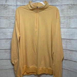 Turtleson Pullover Herren XL 1/4 Zip Golf Pastell Orange Freizeit Tour Performance - Bild 1 von 5