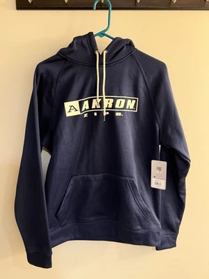 Colosseum Athletics Akron Zips Men’s Blue Hoodie Size Small NWT - Image 1 of 4