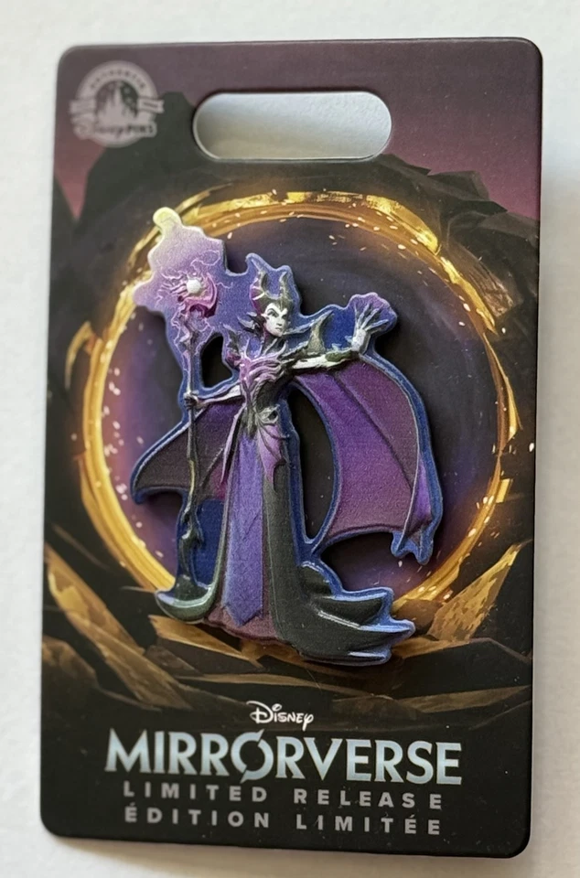 2023 年迪士尼乐园镜面睡美人男性限制释放徽章 — 第 1/2 张图片