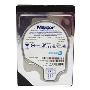 Maxtor DiamondMax Plus 8 40GB Ide 3,5 " Hard Disk HDD Windows 98 2000 XP - Picture 1 of 6