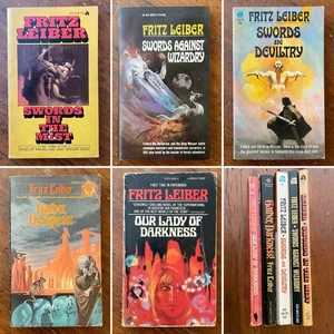 5x Fritz Leiber (1968-1978) 1st Printings Ace Ballantine Berkeley Vintage PB Lot - Picture 1 of 9