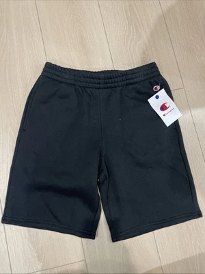 Pantalones cortos de lana Champion para niños talla L 14/16 - negros Foto 1 de 3