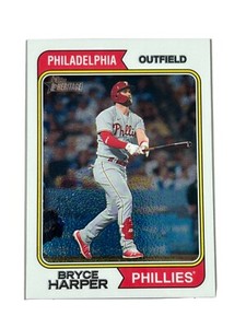 2023 Topps Heritage Bryce Harper #17 Chrome Refractor /999 Philadelphia Phillies