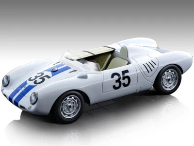 PORSCHE 550 A #35 24H LE MANS 1957 LTD ED 1/18 MODEL CAR BY TECNOMODEL TM18-141A - Image 1 of 2