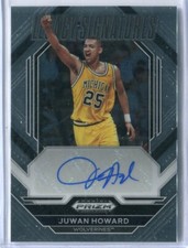 2023-24 Panini Prizm Draft Picks Juwan Howard Legacy AUTO AUTOGRAPH MICHIGAN